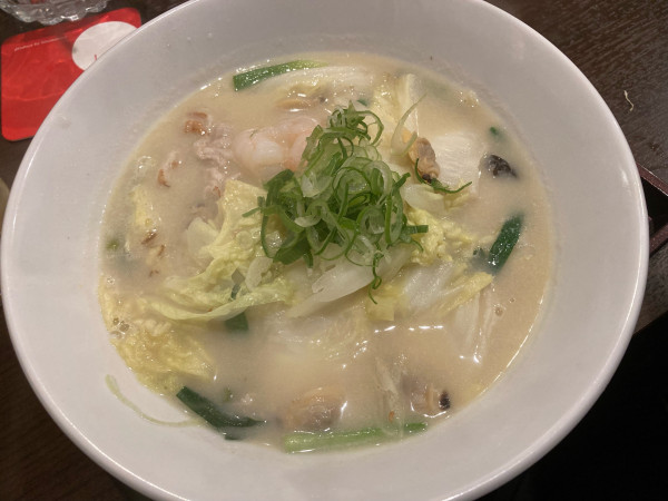 「【限定】タマシャモちゃんぽん」@やまむろラーメンの写真