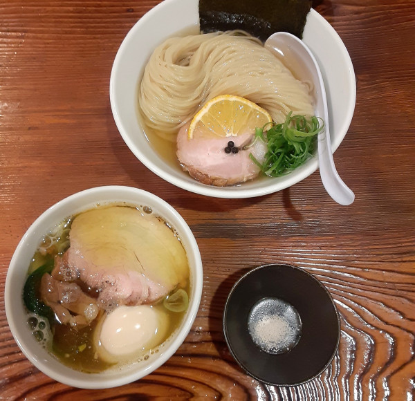 「味玉塩つけ麺」@だれやめやの写真