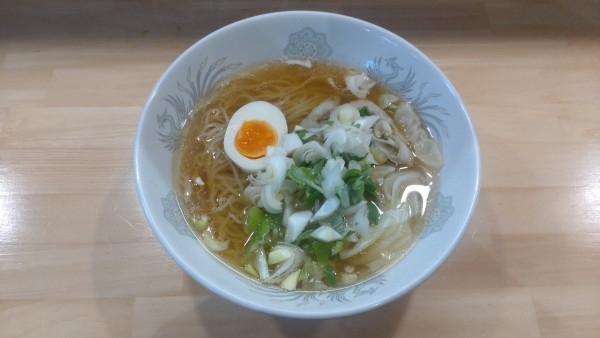 「わんたんメン（ねぎトピ）」@13湯麺 集の写真