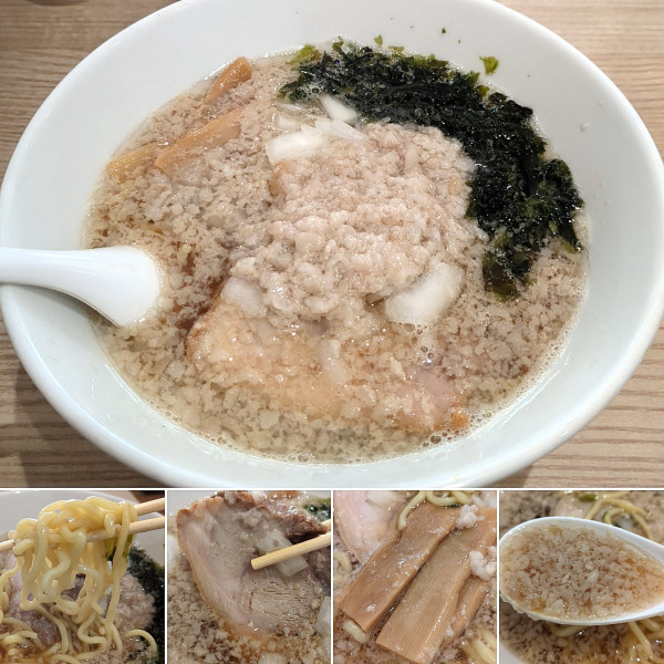 「こってり燕三条らー麺(限定)　1100円」@コッテリの塩らー麺専門店 MANNISH 日暮里店の写真