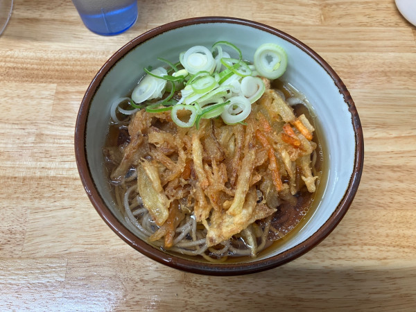 「かき揚げそば」@笠置そばの写真