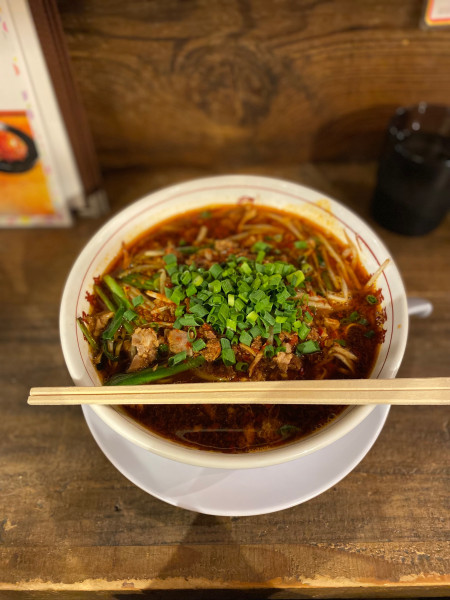「辛麺」@尾道ラーメン 一 福山駅前店の写真