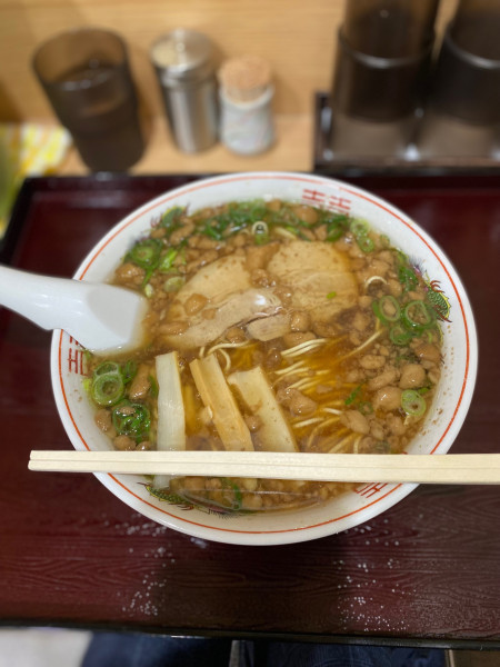 「尾道中華そば大盛」@尾道中華そば 渡なべの写真