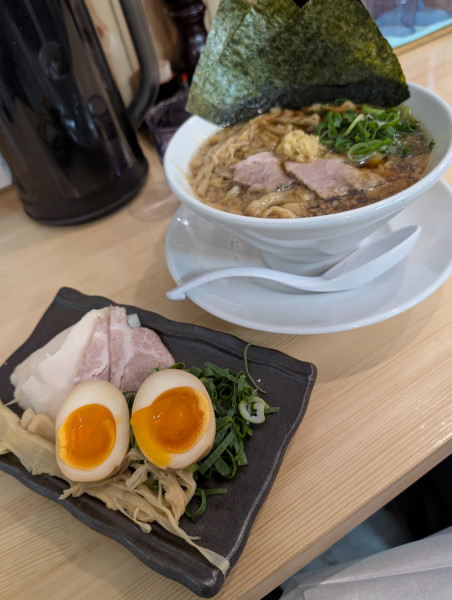 「背脂生姜煮干しらぁ麺・特製盛り」@らぁ麺 飛翠の写真