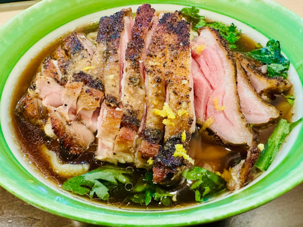 「【限定】Big Duck Noodle 醤油【2000円】」@手打麺祭 かめ囲の写真