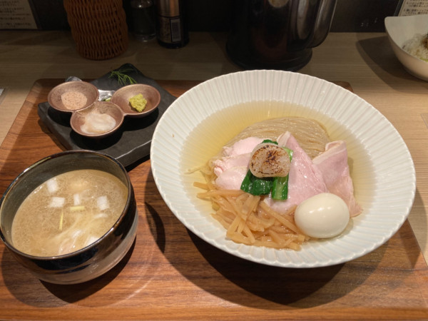 「『特製』帆立の昆布水つけ麺 白【塩】」@Tokyo Style Noodle ほたて日和の写真