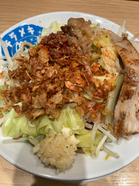 「キラメキ二朗¥970」@らーめん まぜそば 笑顔ノキラメキの写真