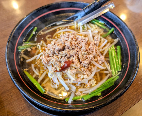 「台湾ラーメン748円+天津飯セット＝968円」@中華料理 昇龍の写真