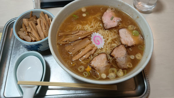 「中華麺＋メンマ」@永福町大勝軒の写真