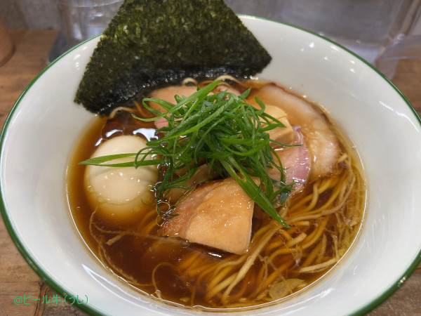 「味玉醤油そば(1070円)」@3931WORKS.の写真