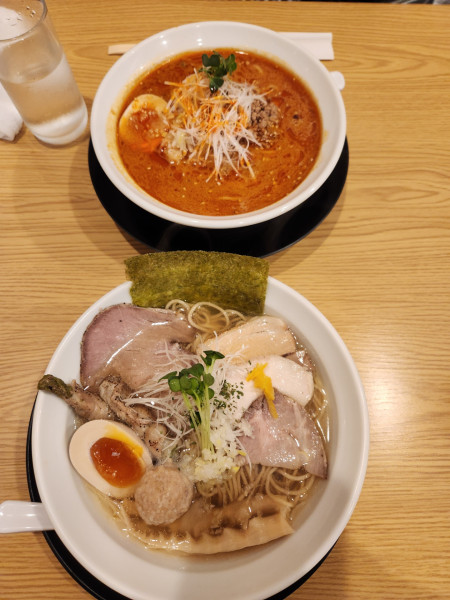 「特製塩そばと赤い彗星」@おとなの塩sobaの写真