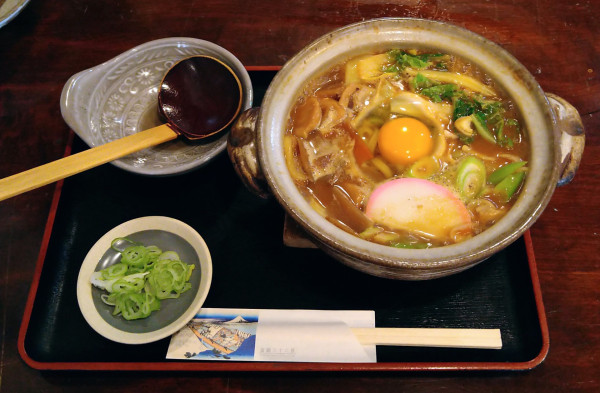 「味噌煮込みうどん」@そば処 やぶの写真