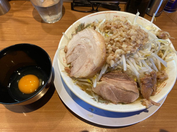 「ラーメン小+お土産二郎4つ(内訳は本文へ)」@麺処 ほん田 東十条店の写真