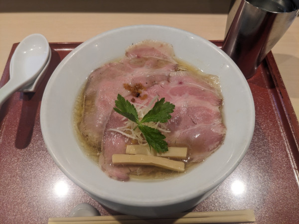 「金色貝そば　1100円」@燃えよ麺助の写真