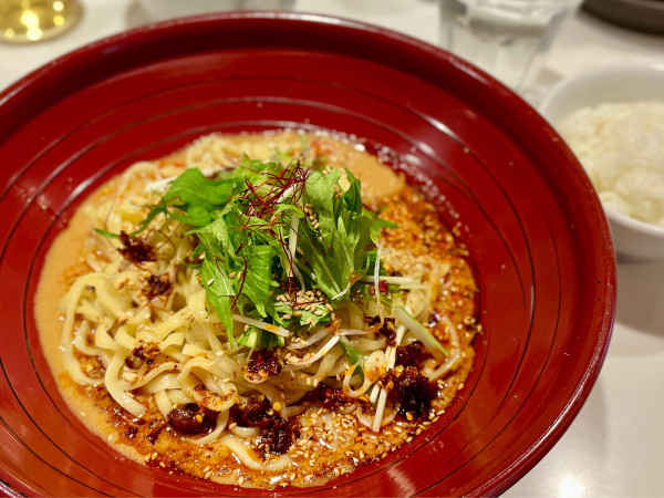「汁なし金胡麻担々麺/中盛」@汁無し担々麺 金蠍 東京タワー店の写真
