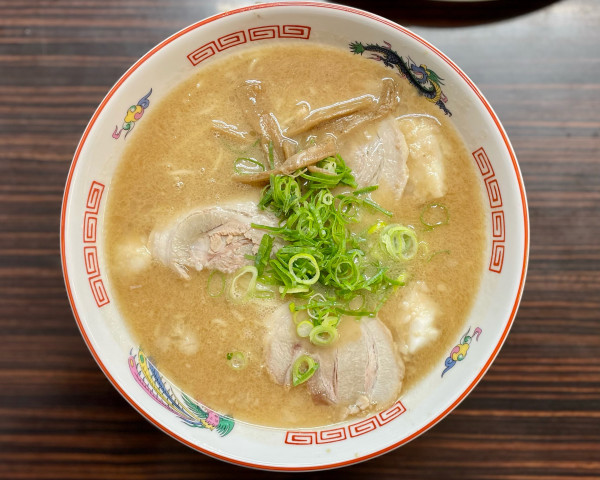 「ラーメン定食大盛り/コテコテマシ」@中華そば 一久 新川店の写真