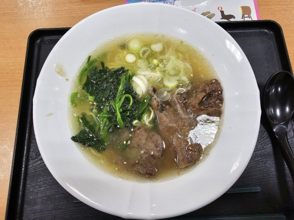 「たん塩ラーメン　1380円」@東北自動車道 長者原SA（上り）スナックコーナーの写真