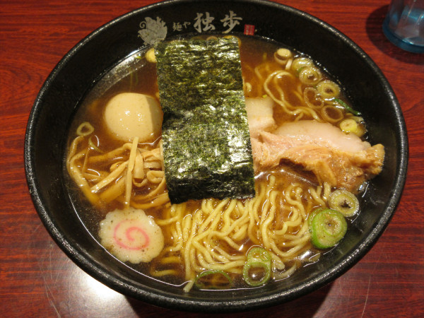 「魚介中華そば（1,000円）」@麺や独歩 拝島駅前店の写真