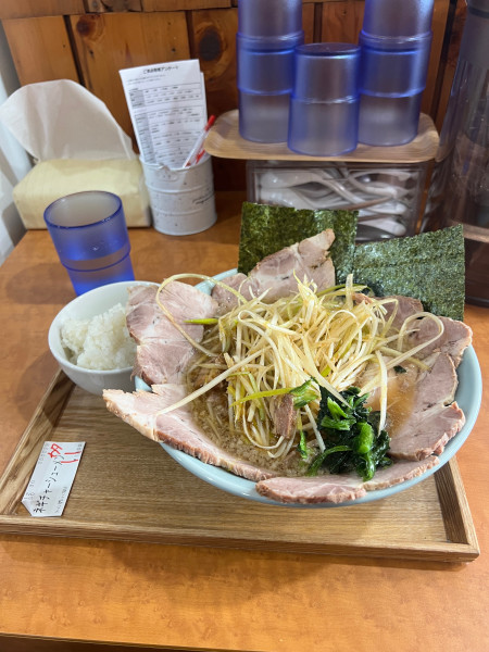 「ネギチャーシューメン1300円」@ラーメンショップ大門 福大亭の写真