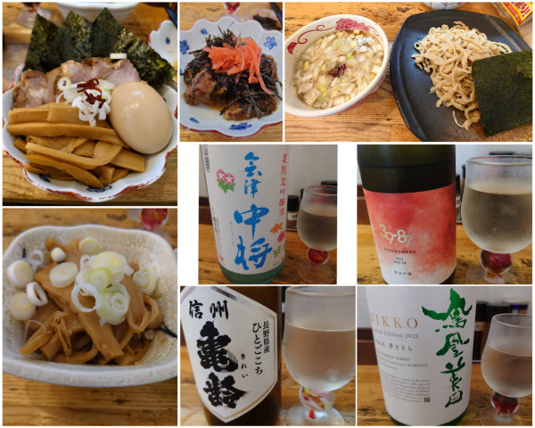 「特製つけそば＋おつまみメンマ＋ 豚ばらナンコツ（あたま）他」@中華そば専門 とんちぼの写真