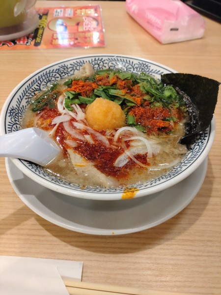 「辛肉そば」@丸源ラーメン 八王子南大沢店の写真
