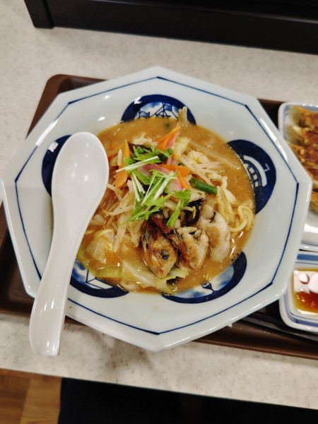 「かきちゃんぽん(レギュラー3個)(1,290円)」@長崎ちゃんぽん リンガーハット ジョイフル本田瑞穂店の写真