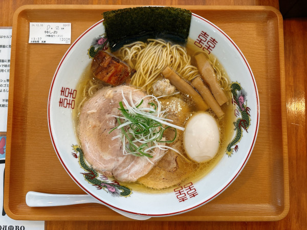 「特製塩ラーメン:1,200円」@自家製麺 風夏の写真