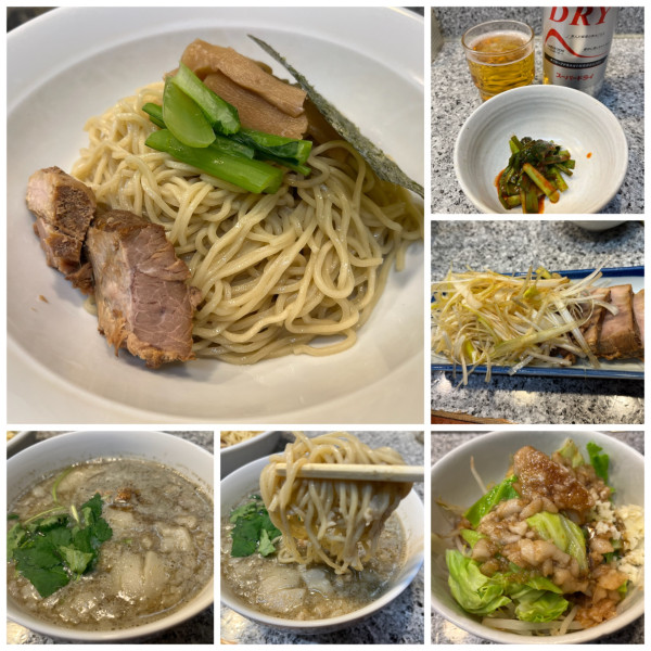 「【プレミアム限定】背脂納豆煮干しつけ麺 その他いろいろ」@麺屋 有希の写真