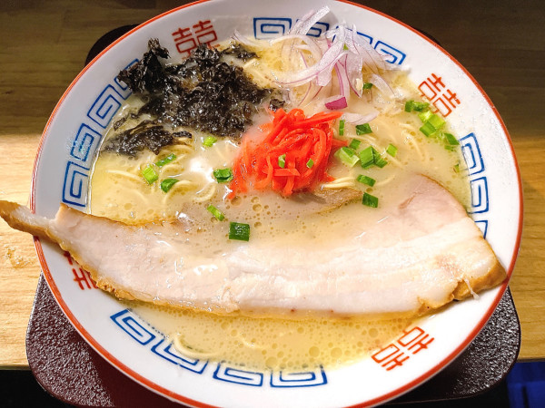「ちーぶー麺（900円）」@屋台ラーメン 葵央の写真