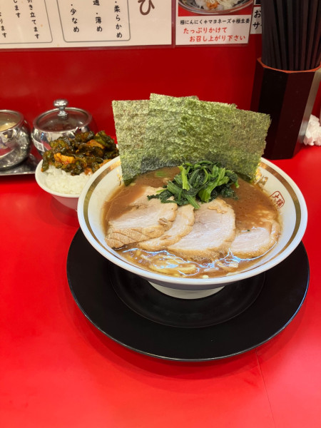 「煮豚チャーシュー麺　ライス✖️3」@大輝家直系 麺屋 旭の写真