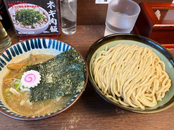 「つけ麺 煮番搾り 中盛 +のり」@つけめん 三三㐂の写真