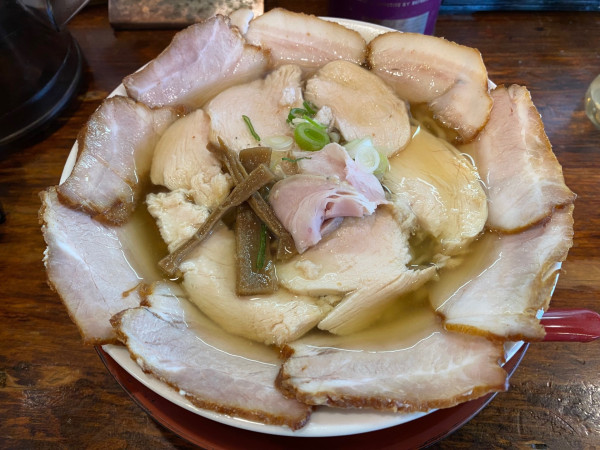 「佐野 特製3種のご褒美チャーシューメン(1300円)」@ラーメンちば宝来の写真