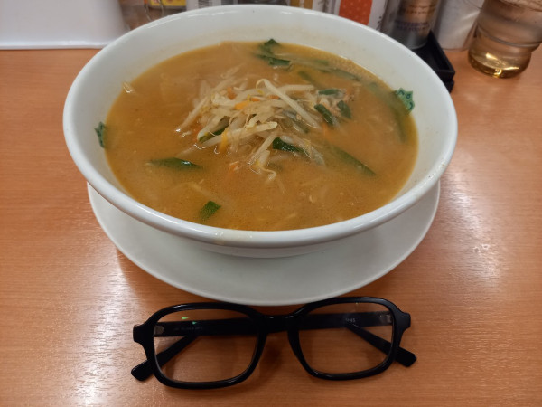 「味噌ラーメン」@日高屋 蒲田東口店の写真