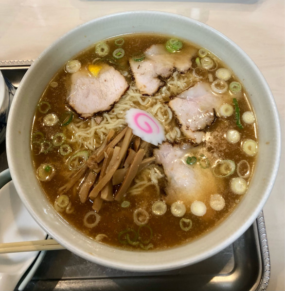 「中華麺 生卵 メンマ 1180+50+200円」@永福町大勝軒の写真