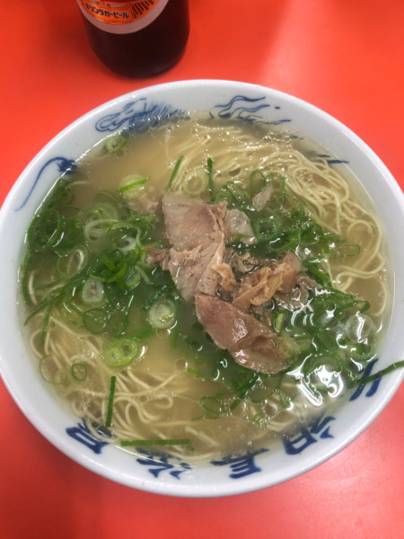 「ラーメン（ベタカタ）」@元祖 長浜屋の写真