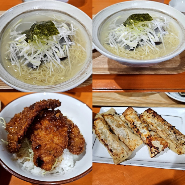 「しじみラーメン1,000円とまかない丼と焼き餃子」@金糸細麺 彩の写真