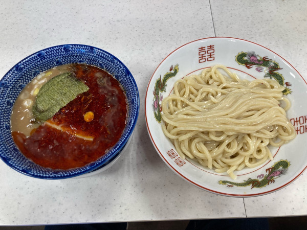 「特濃旨辛海老つけ麺」@仁龍の写真