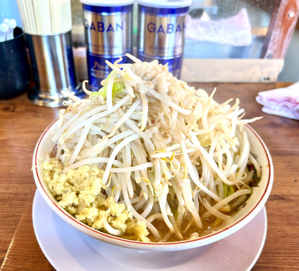 「豚無し小ラーメン(800¥)」@ガッツリラーメンいち豚 いわき鹿島店の写真