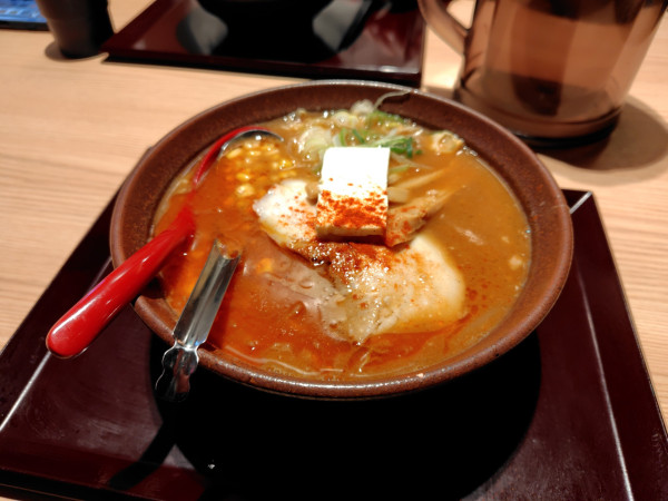 「赤味噌ラーメン」@札幌味噌ラーメン アウラの写真