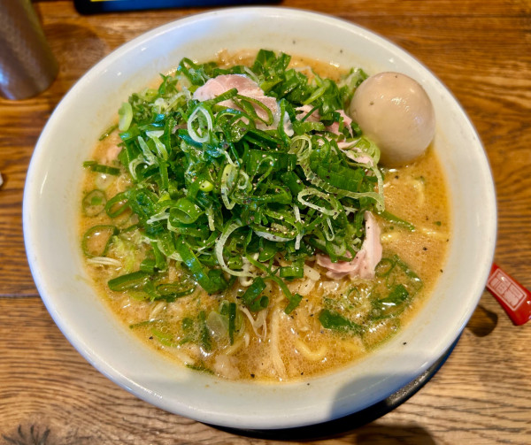 「深うまネギ味噌(1,000¥)」@純米味噌ラーメン みそら堂 鶴田店の写真
