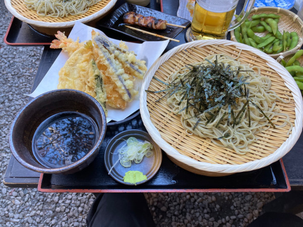 「天ざる大盛り」@松葉茶屋の写真