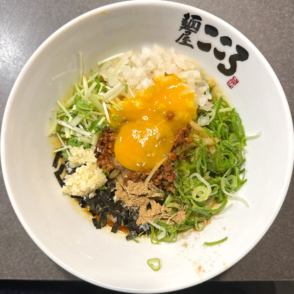 「チーズ入りカレー台湾混ぜそば」@麺屋こころ 立川店の写真