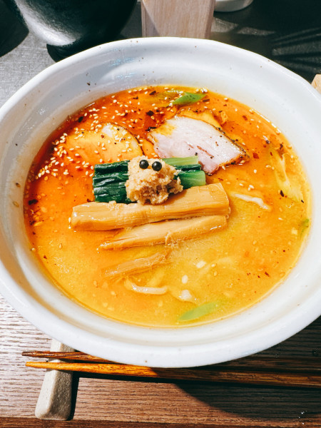 「味噌らーめん」@麺とスープの店  歩き出せ、クローバーの写真