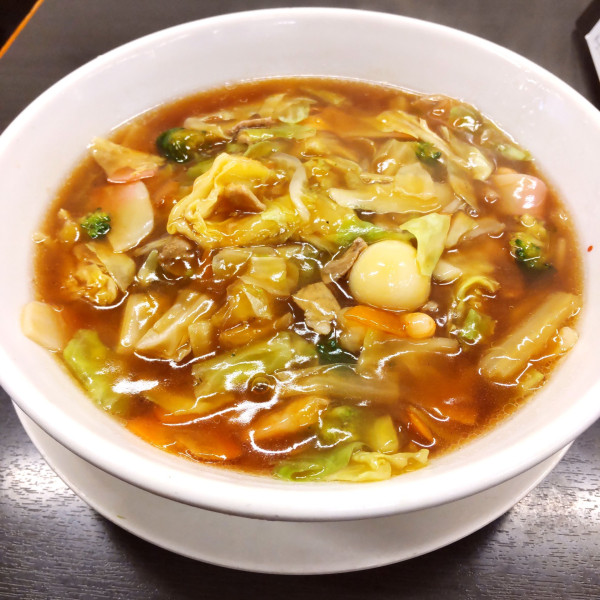 「五目あんかけラーメン（￥720）」@日高屋 大森西口店の写真