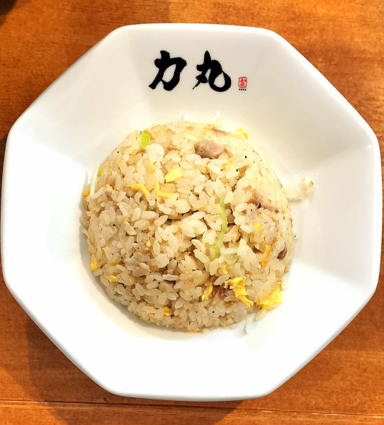 「半チャーハン(ラーメンにセット) 350円」@ラーメン力丸の写真
