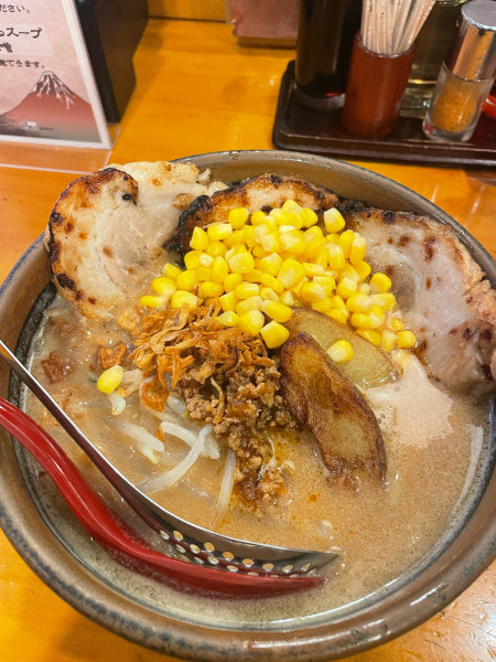 「北海道味噌味噌漬け炙りチャーシュー麺」@麺場田所商店 春日部店の写真