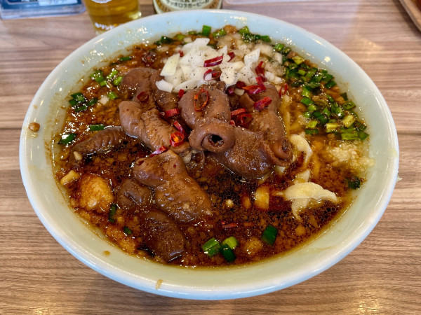 「サッポロ赤星→ スタミナホルモンラーメン＋ごはん」@くじら食堂 nonowa東小金井店の写真