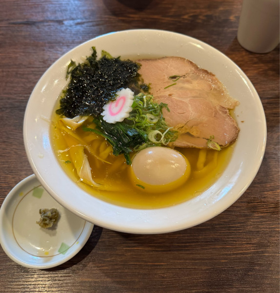 「塩そば（ピロ麺&濃いめ）」@麺屋 真心の写真