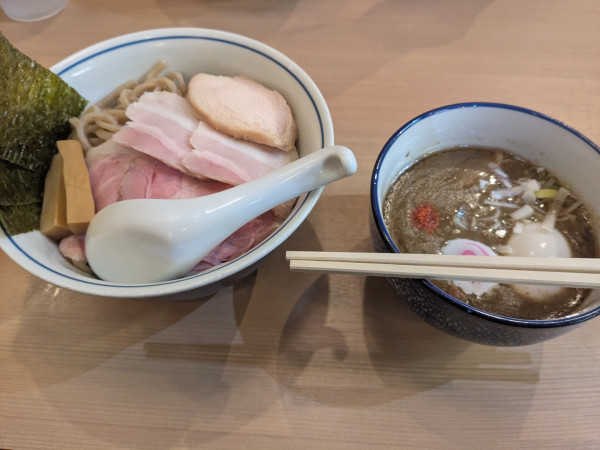 「特製濃厚魚介つけ麺(全粒粉)」@中華そば 仙道の写真