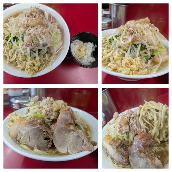 「小ラーメン(ﾔｻｲｼｮｳｶﾞｱﾌﾞﾗ)➕おろしポン酢」@ラーメン二郎 大宮公園駅前店の写真